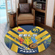 Parramatta Eels Round Rug - Go Parra Parramatta Eels Aboriginal Inspired Patterns Round Rug