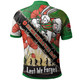 South Sydney Rabbitohs Polo Shirt - Custom Remembrance Day Lest We Forget Polo Shirt