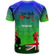 Canberra Raiders T-shirt - Custom Canberra Raiders Remembrance Day Lest We Forget Poppies T-shirt