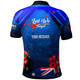 Cronulla-Sutherland Sharks Polo Shirt - Custom Cronulla-Sutherland Sharks Remembrance Day Lest We Forget Poppies Polo Shirt