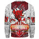 Australia Illawarra and St George Custom Sweatshirt - Indigenous Super Saints Scratch Style Sweatshirt