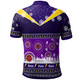 Melbourne Storm Christmas Polo Shirt - Custom Melbourne Storm Ugly Christmas And Aboriginal Inspired Patterns Polo Shirt