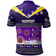 Melbourne Storm Christmas Polo Shirt - Custom Melbourne Storm Ugly Christmas And Aboriginal Inspired Patterns Polo Shirt