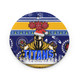 Gold Coast Titans Christmas Ceramic Ornament - Gold Coast Titans Ugly Christmas