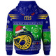 Parramatta Eels Christmas Hoodie - Custom Parramatta Eels Ugly Christmas And Aboriginal Inspired Patterns Hoodie