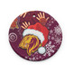 Brisbane Broncos Ornaments - Custom Christmas Santa Hat Horse Ball Ornaments
