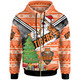 Wests Tigers Hoodie - Custom Christmas Tree Wests Tigers Ball Hoodie