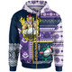 Melbourne Storm Hoodie - Custom Christmas Snowflakes Melbourne Storm Mascot Hoodie