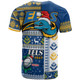 Parramatta Eels T-shirt - Custom Christmas Snowflakes Parramatta Eels Mascot T-shirt