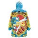 Gold Coast Christmas Snug Hoodie - Custom Merry Gold Coast Christmas Indigenous Oodie Blanket