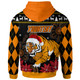 Wests Tigers Christmas Hoodie - Custom Wests Tigers Merry Christmas Aboriginal Inspired Hoodie