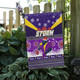 Melbourne Storm Flag - Melbourne Storm Ugly Christmas And Aboriginal Inspired Patterns Flag