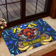 North Queensland Cowboys Naidoc Door Mat - Aboriginal Inspired Dot Painting Style Door Mat