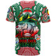 South Sydney Rabbitohs Naidoc T-Shirt - Custom Souths Super Bunny Naidoc Week For Our Elders Aboriginal Inspired T-shirt