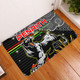Penrith Panthers Anzac Door Mat - Anzac Day Penrith Panthers Indigenous with Poppies Flower Door Mat