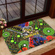 Canberra Raiders Anzac Flag Door Mat - Anzac Day Canberra Raiders with Poppies Flower Door Mat