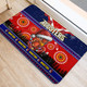 Sydney Roosters Christmas Door Mat - Sydney Roosters Aboriginal and Ugly Style Xmas Door Mat