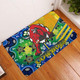 North Queensland Cowboys Door Mat - North Queensland Cowboys Logo Aboriginal Inspired Sport Style Door Mat