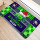 Canberra Raiders Door Mat - Christmas Snowflakes New Zealand Warriors Mascot Door Mat