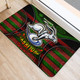 South Sydney Rabbitohs Door Mat - Rabbit Aboriginal Inspired Style Pattern