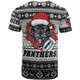 Penrith Panthers T-shirt - Custom Penrith Panthers Mascot Knitted Christmas Patterns T-shirt