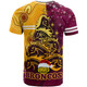 Brisbane Broncos Christmas T-shirt - Custom Brisbane Broncos Tree Teammates Aboriginal Inspired Xmas T-shirt