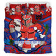 Newcastle Christmas Bedding Set - Custom Merry Christmas Newcastle Indigenous Bedding Set