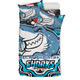 Cronulla Christmas Bedding Set - Custom Christmas Super Cronulla Indigenous Duvet Cover