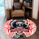 Illawarra and St George Christmas Round Rug - Merry Christmas Illawarra and St George Round Rug