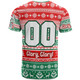 South Sydney Rabbitohs T-shirt - Custom Rabbitohs Glory, Glory! Knitted Christmas T-shirt