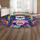 Melbourne Christmas Round Rug - Custom Merry Christmas Indigenous Melbourne Round Rug