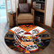 South West Sydney Christmas Round Rug - Custom Merry South West Sydney Christmas Indigenous Round Rug