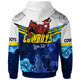 North Queensland Cowboys Christmas Hoodie - Custom Cowboys Merry Christmas Summer Vibes Aboriginal Inspired Hoodie