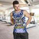 Australia City of Canterbury Bankstown Custom Men Tank Top - Indigenous Mighty Super Berries Tribal Footprints