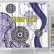 Melbourne Storm Aboriginal Shower Curtain - Super Melbourne Storm Aboriginal Inspired