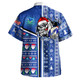 Canterbury-Bankstown Hawaiian Shirt - Scratch Canterbury-Bankstown Christmas With Snowflakes Ho Ho Ho Hawaiian Shirt