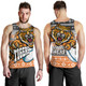 Wests Tigers Men Tank Top - Wests Tigers Mascot Knitted Christmas Pattern Men Tank Top