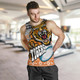 Wests Tigers Men Tank Top - Wests Tigers Mascot Knitted Christmas Pattern Men Tank Top