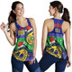 Parramatta Eels Women Racerback Tank - Parramatta Eels Ugly Christmas And Aboriginal Patterns Women Racerback Tank