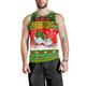 South Sydney Rabbitohs Men Tank Top - South Sydney Rabbitohs Ugly Christmas And Aboriginal Patterns Men Tank Top