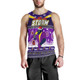 Melbourne Storm Christmas Men Tank Top - Melbourne Storm Ugly Christmas And Aboriginal Patterns Men Tank Top