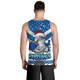 Canterbury-Bankstown Bulldogs Christmas Men Tank Top - Canterbury-Bankstown Bulldogs Aboriginal Inspired Christmas Men Tank Top