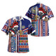 Newcastle Hawaiian Shirt - Merry Christmas Novocastrians With Snowflakes Ho Ho Ho Scratch Hawaiian Shirt