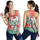 South Sydney Rabbitohs Women Racerback Tank - Rabbitohs Glory, Glory! Knitted Christmas Women Racerback Tank