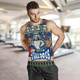 Australia Canterbury-Bankstown Christmas Men Tank Top - Xmas Canterbury-Bankstown Christmas Balls, Snowflake With Patterns Men Tank Top