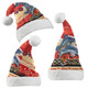 Redcliffe Dolphins Christmas Hat - Dolphins Christmas with Ugly Pattern and Aboriginal Inspired Hat