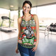 South Sydney Rabbitohs Women Racerback Tank - Xmas South Sydney Rabbitohs Balls, Snowflake With Aboriginal Patterns Women Racerback Tank