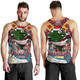 Cane Toads Christmas Men Tank Top - Super Maroon Cane Toads