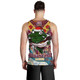 Cane Toads Christmas Men Tank Top - Super Maroon Cane Toads