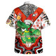 Illawarra and St George Hawaiian Shirt - Merry Christmas Green Illawarra and St George Indigenous Hawaiian Shirt